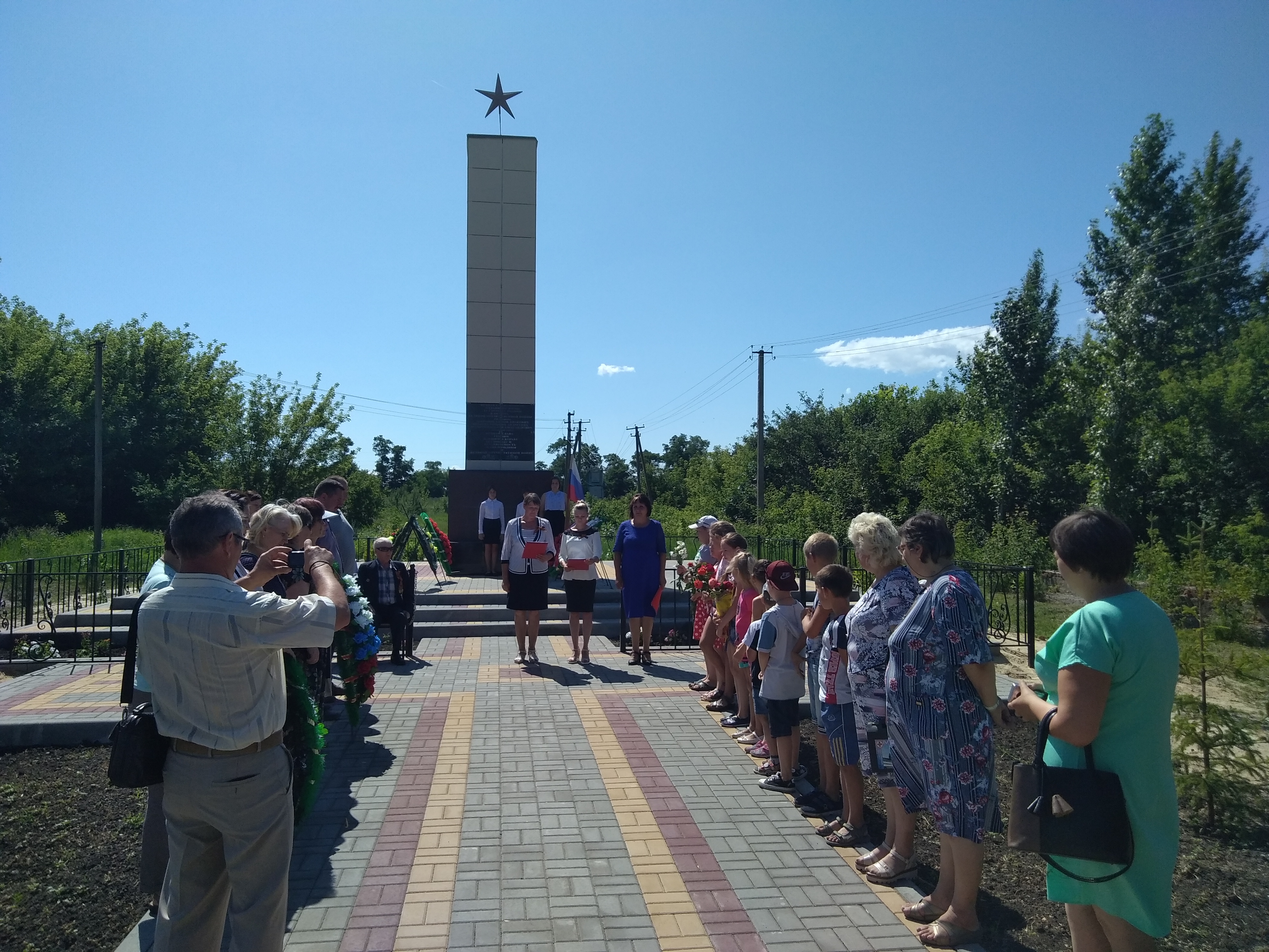 Празднование 78-й годовщины Победы в Великой Отечественной войне.